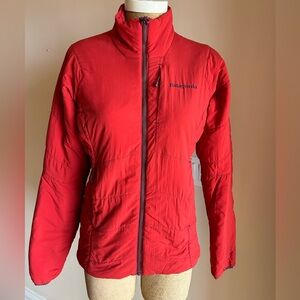 Women’s Small Patagonia nano puff jacket - tomato red